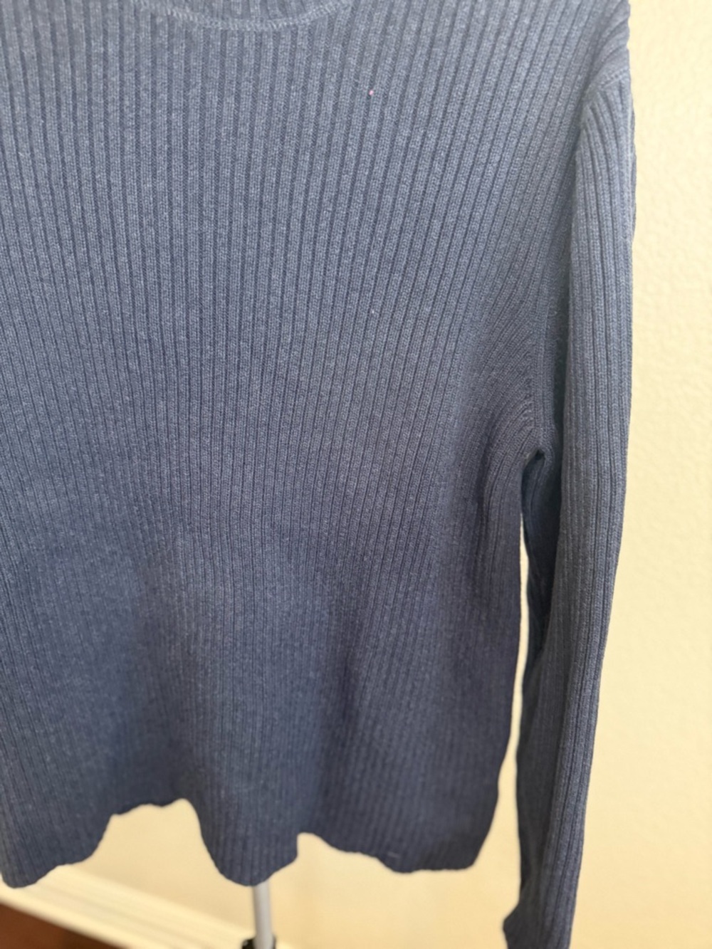 Eddie Bauer Ribbed Crewneck Sweater - Blue - Picture 2 of 5